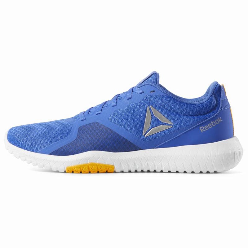 Adidasi Training Reebok Flexagon Force Barbati Albastri/Aurii/Argintii Romania LA2086KG